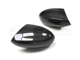 Load image into Gallery viewer, Basic Carbon BMW E82 E90 E92 E93 Pre-Preg Carbon Fibre Mirror Covers (1M &amp; M3)
