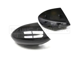 Load image into Gallery viewer, Basic Carbon BMW E82 E90 E92 E93 Pre-Preg Carbon Fibre Mirror Covers (1M &amp; M3)
