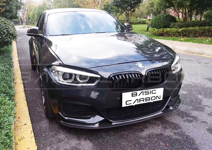 Basic Carbon BMW 1 Series F20 F21 Pre-LCI Carbon Fibre Front Splitter (Inc. 114d, 118i, 125i & M135i)