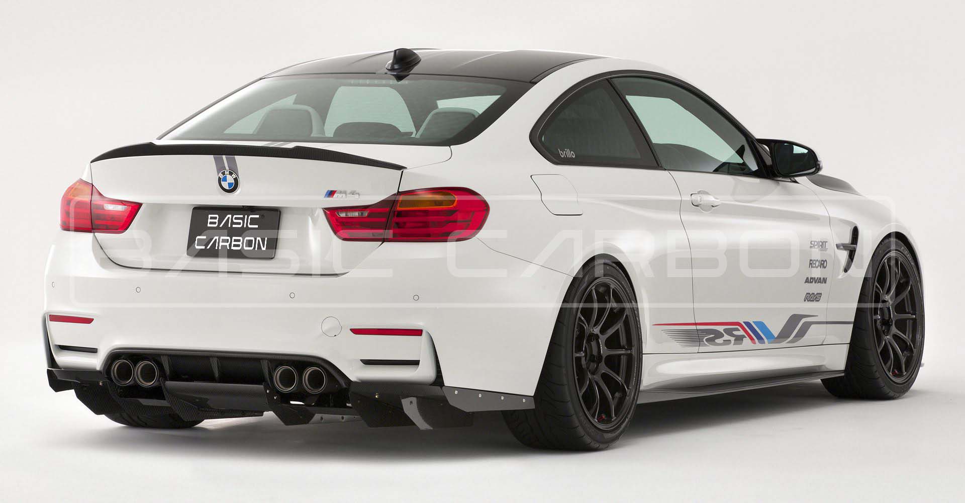 Basic Carbon BMW F82 M4 Pre-Preg Carbon Performance Rear Spoiler