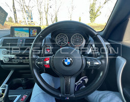 Load image into Gallery viewer, Basic Carbon BMW F Series Performance Pre-Preg Dry Carbon Gear Shift Paddle Set
