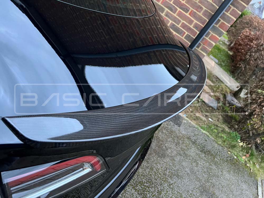 Basic Carbon Tesla Model 3 Dry Carbon Fibre Rear Spoiler